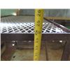Image 8 : Metal Table w/ Mesh Top 37" x 19" x 24"H