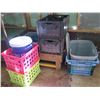 Image 1 : Multiple Plastic Bins, Pails, etc
