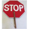 Image 1 : Dual Sided Sign: Stop/Slow 18" x 18"