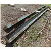 Image 1 : Qty 2 Metal I-Beams 8" x 4" x 23'L