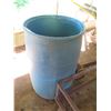 Image 2 : Plastic 50 Gal Drum w/ Rolling Metal Frame