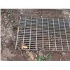 Image 2 : Qty 2 Metal Grate Sections, Misc Sizes