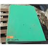 Image 1 : Qty 22 Plywood Sheets 35" x 23", Painted Green, Brown & Natural