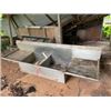 Image 2 : Metal Double Basin Sink w/ Drainboard 96" x 27" x 25"H