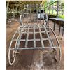 Image 3 : Metal Furniture: Lounge Chair, Table (no top) & 4 Chairs