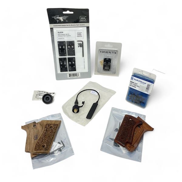 Assorted Hand Gun Accessories