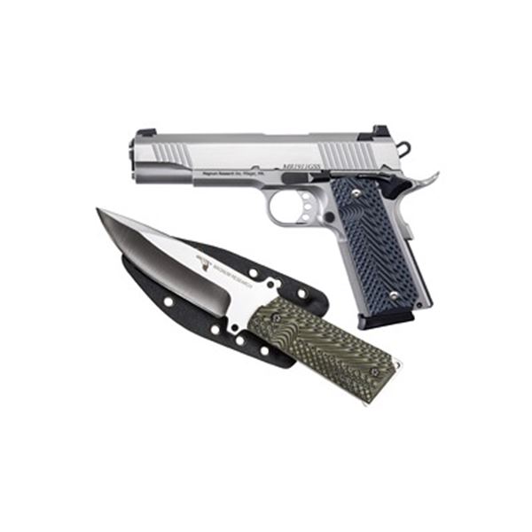 DE 1911 45ACP 5" 8RD STS FS W/ KNIFE