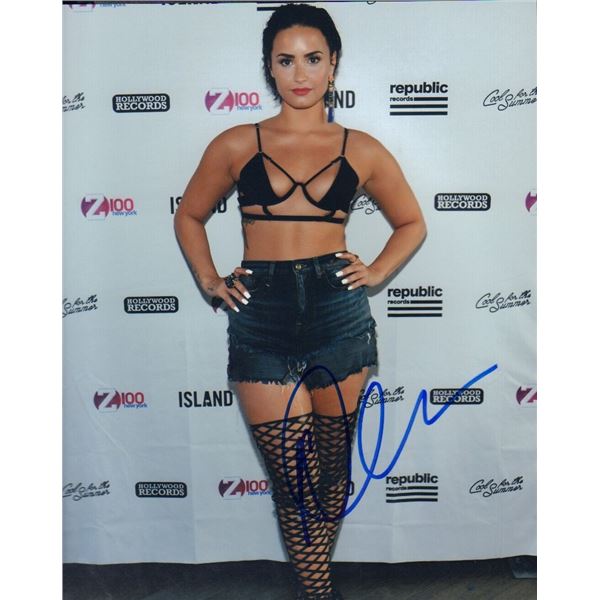 Demi Lovato signed photo