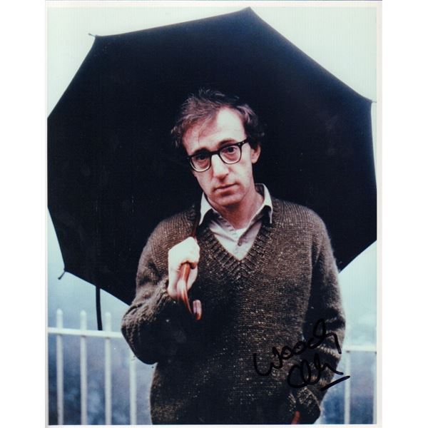 Woody Allen signed photo