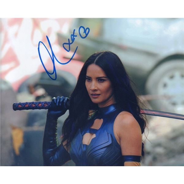 Olivia Munn signed photo