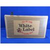 Image 1 : Vintage White Label Beer Cardboard Box - Circa 1969