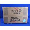 Image 2 : Vintage White Label Beer Cardboard Box - Circa 1969