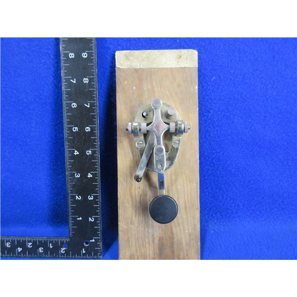 Vintage Morse Code Telegraph Key