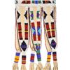 Image 8 : Sioux "Chief's" Triple Tab Beaded Pipe Bag 20th C.
