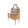 Image 2 : C. 1890 Edwardian Washstand Marble-Top Cabinet