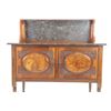 Image 4 : C. 1890 Edwardian Washstand Marble-Top Cabinet