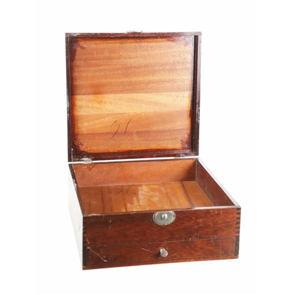 Late-19th C. Georgian Rosewood Tea Caddy