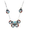 Image 3 : Zuni W&C Niiha Sterling Silver Inlaid Jewelry Set