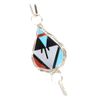 Image 4 : Zuni W&C Niiha Sterling Silver Inlaid Jewelry Set