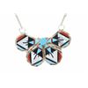 Image 5 : Zuni W&C Niiha Sterling Silver Inlaid Jewelry Set