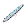Image 1 : C. 1970 Apache Richard Reeve No. 8 Turquoise Ring