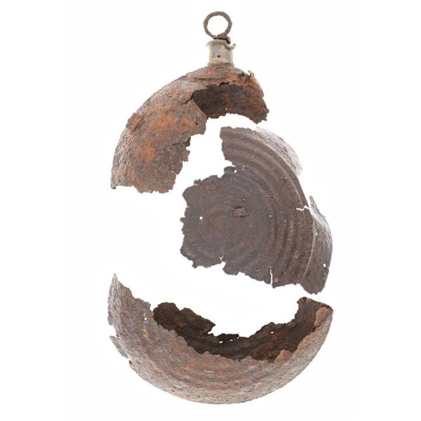 Dug Up "Bullseye" Canteen -Cedar Creek Battlefield