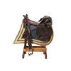 Image 1 : WWI Era McClellan Cavalry Saddle w/ Saddle Stand