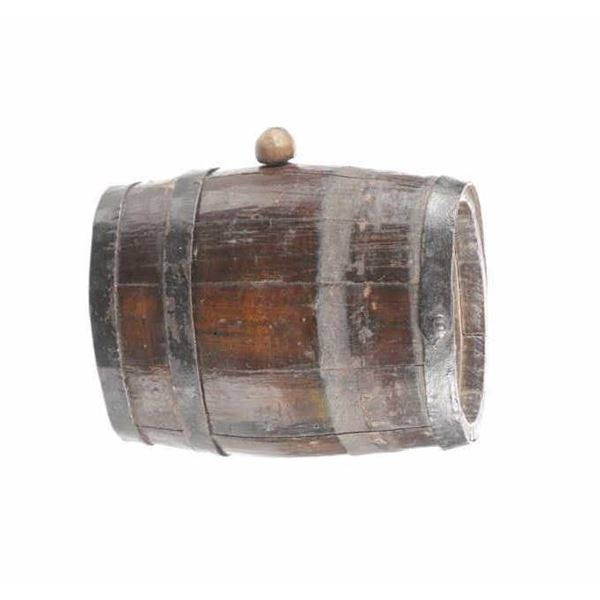 C. 1770s Revolutionary War Era Wooden Camp Canteen