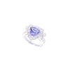 Image 1 : Opulent 1.77ct Tanzanite Diamond & Patinum Ring