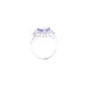 Image 7 : Opulent 1.77ct Tanzanite Diamond & Patinum Ring