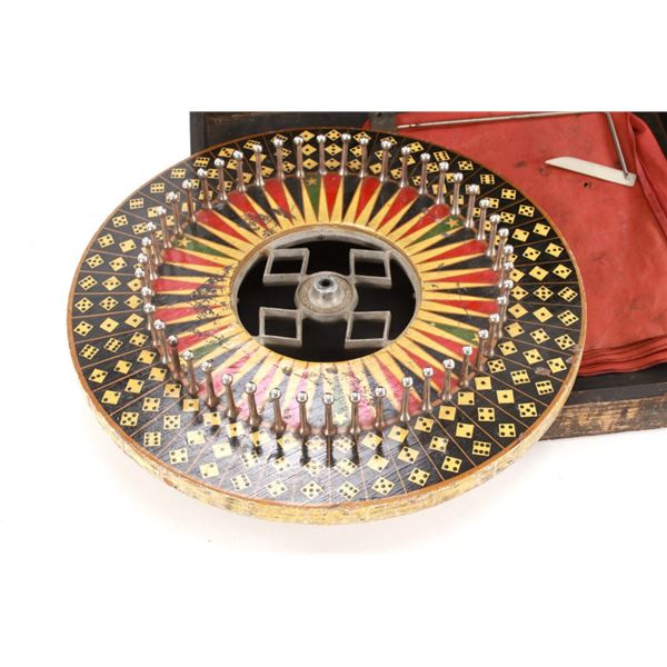 Ca. 1920-1930 Deadwood, SD Dailey Roulette Wheel