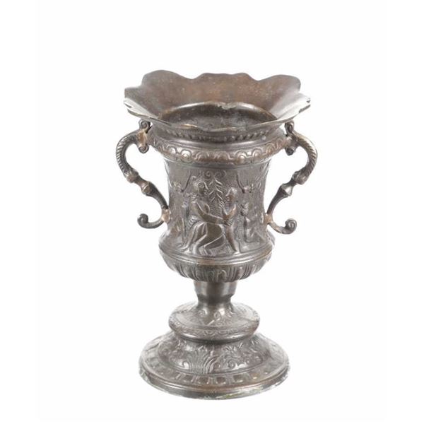 19th C. Greco - European Heavy Bronze Vase