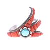Image 1 : Ben Nighthorse Campbell Coral Eagle Claw Cuff