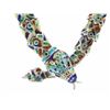 Image 4 : Margot de Taxco Silver & Enamel Snake Necklace