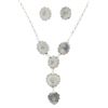 Image 11 : Navajo R. Sam Sterling Silver Necklace Earrings