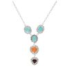 Image 2 : Navajo R. Sam Sterling Silver Necklace Earrings