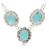 Image 3 : Navajo R. Sam Sterling Silver Necklace Earrings
