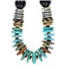 Image 6 : Navajo Tommy & Rose Singer Royston Silver Necklace