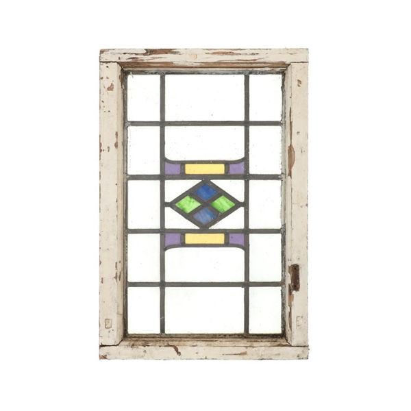 C. 1910-1940's Lead Lined Stained Glass Window