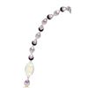 Image 2 : 48.91ct Opal Sapphire & Diamond Platinum Necklace