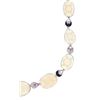 Image 4 : 48.91ct Opal Sapphire & Diamond Platinum Necklace