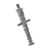 Image 4 : 19th C. Brass Ornate Signal Cannon Swivel Barrel