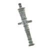 Image 5 : 19th C. Brass Ornate Signal Cannon Swivel Barrel