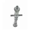 Image 8 : 19th C. Brass Ornate Signal Cannon Swivel Barrel