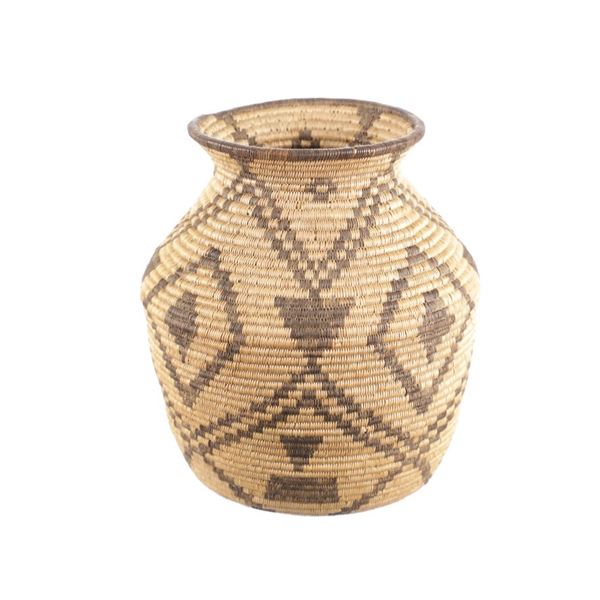 Ca. 1910 Apache Olla Woven Basket ex-Sundog