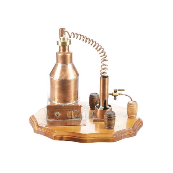 Folk Art Copper Salesman Sample Still Display