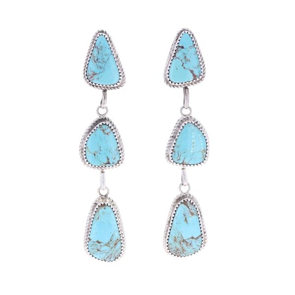 Navajo Jennifer Begay Sterling Silver Earrings