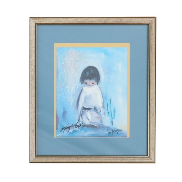 DeGrazia Signed Ltd Ed. "Everybody's Little Boy"