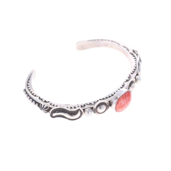 Fantastic Navajo Heavily Stamped Braceley by Begay