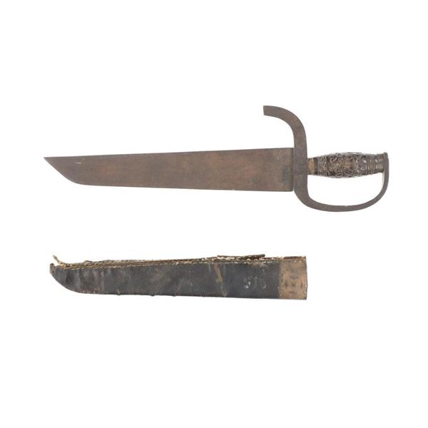 19th Qing Dynasty Chinese Hudiedao Butterfly Sword